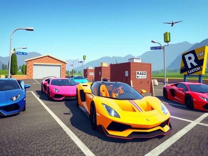 Immersive gameplay of a car parking simulation game on a mobile device