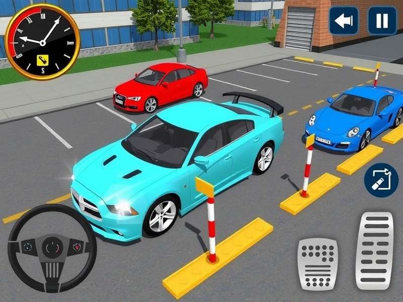 Car Parking Multiplayer game screenshot showing a car in a parking lot