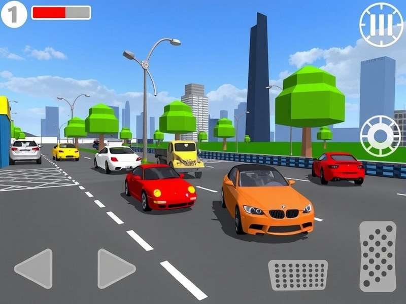 A sleek virtual sports car parked in a detailed Car Parking Multiplayer environment