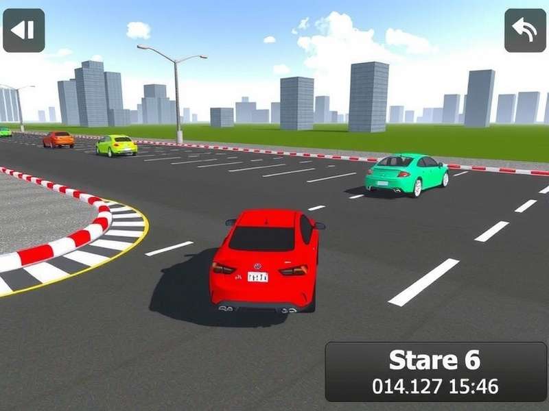 Car Parking Multiplayer gameplay screenshot showing detailed car and parking environment