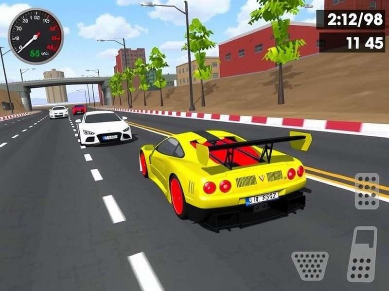 Car Parking Multiplayer gameplay screenshot showing a car in a parking lot