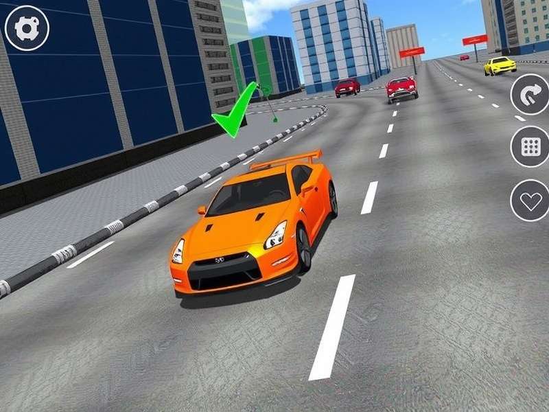 Car Parking Multiplayer running on a PC with high-resolution graphics