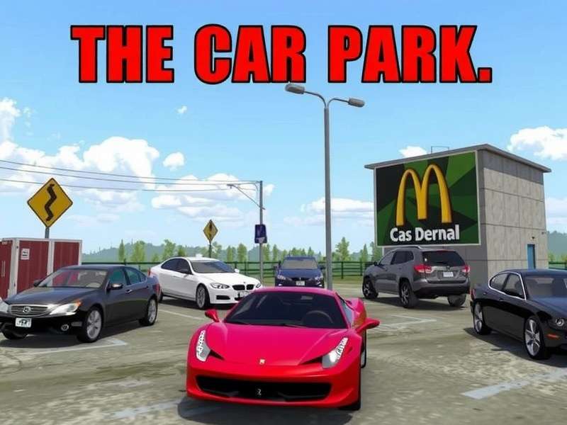 Screenshot of The Car Park mode in Car Parking Multiplayer showing multiple cars parked in an indoor setting