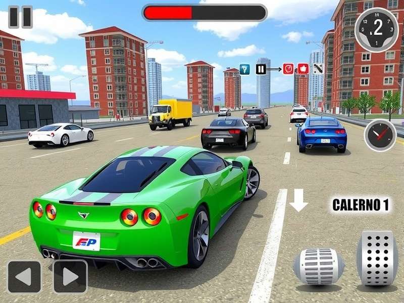 Latest Car Parking Multiplayer gameplay screenshot showing new cars and city map