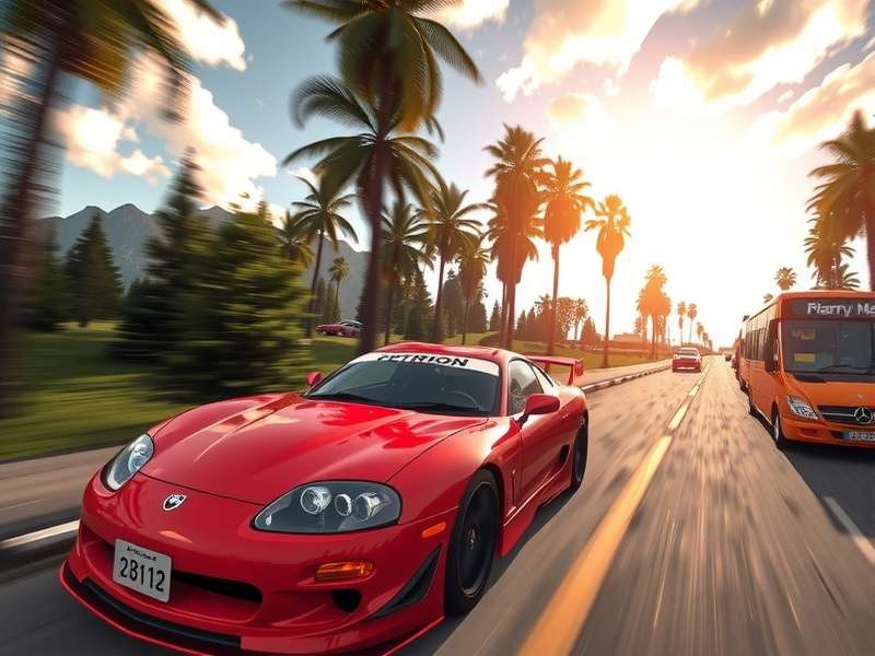 Comparison screenshot showing a standard car vs a heavily modified car with custom bodykit and neon lights in Car Parking Multiplayer