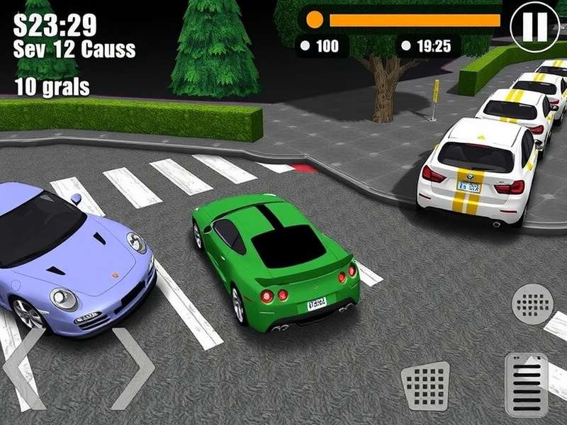 Car Parking Multiplayer gameplay screenshot showing a customized car in a detailed parking lot