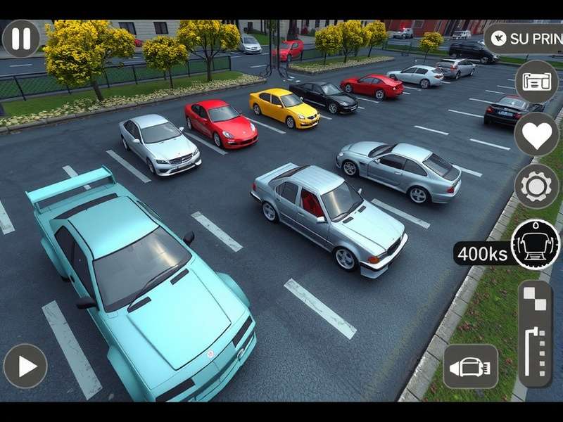 Car Parking Multiplayer Auto Park scene with Indian-style customization