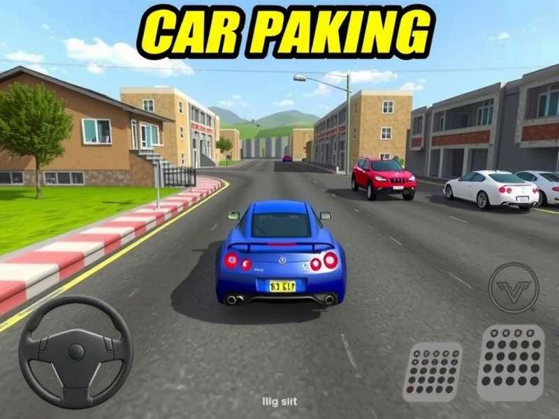 Car Parking Multiplayer running on a high-end PC with stunning graphics
