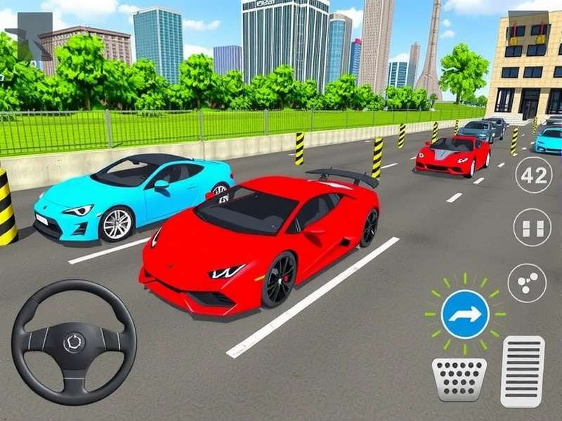 Car customization options in Car Parking Multiplayer showing paint and body modifications