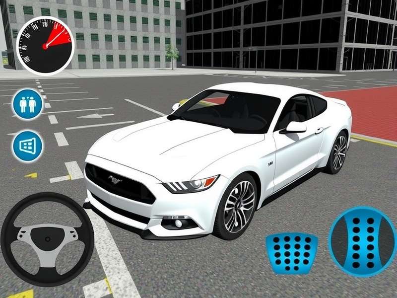 Car Parking Multiplayer 2 PC gameplay screenshot showing detailed cars and parking lot
