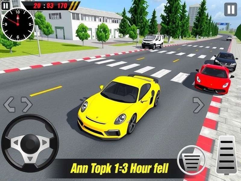 Car Parking Multiplayer gameplay showing a luxury car in an open world parking lot