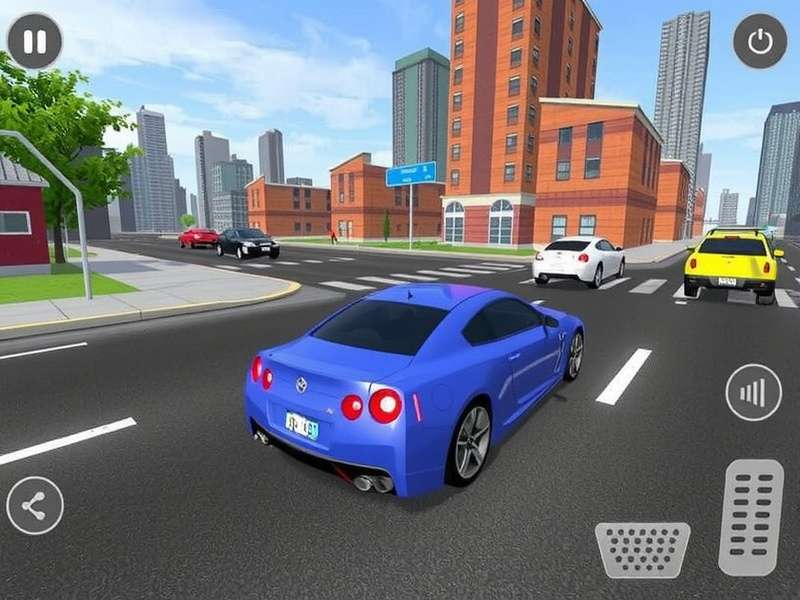Car Parking Multiplayer 2 An1 gameplay screenshot showing advanced parking in Mumbai-style city