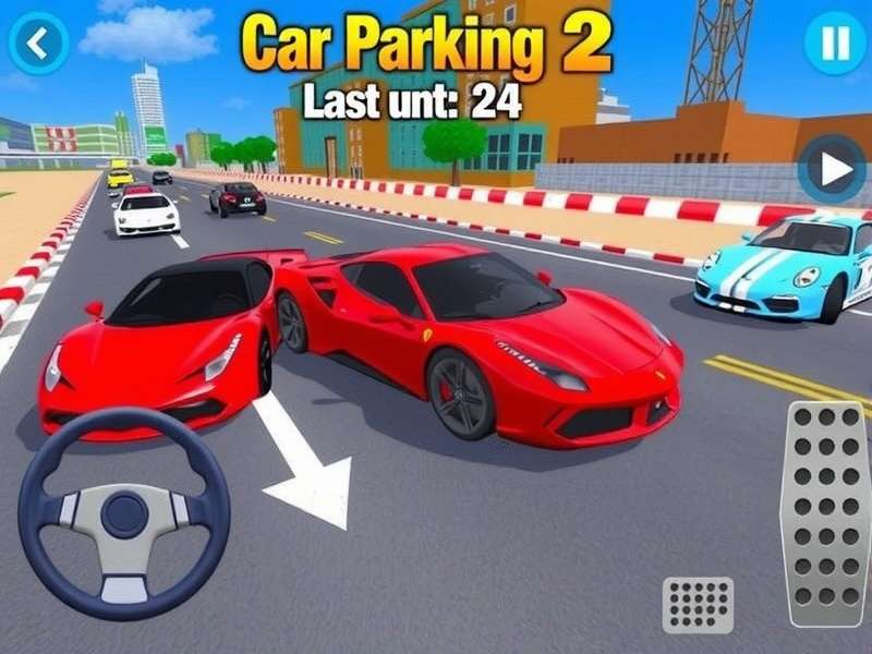 Car Parking Multiplayer 2 Mod Apk Unlimited Money And Coins banner showing luxury cars and infinite coins