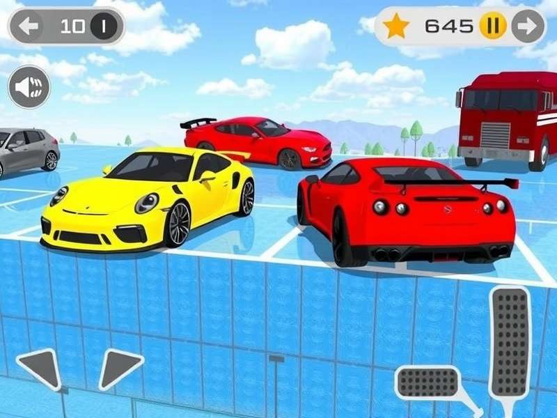 Free Car Parking Multiplayer Account dashboard showing garage and parking modes